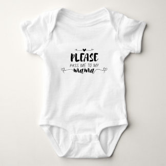 Skicka mig till min Baby Art i Mamma T Shirt