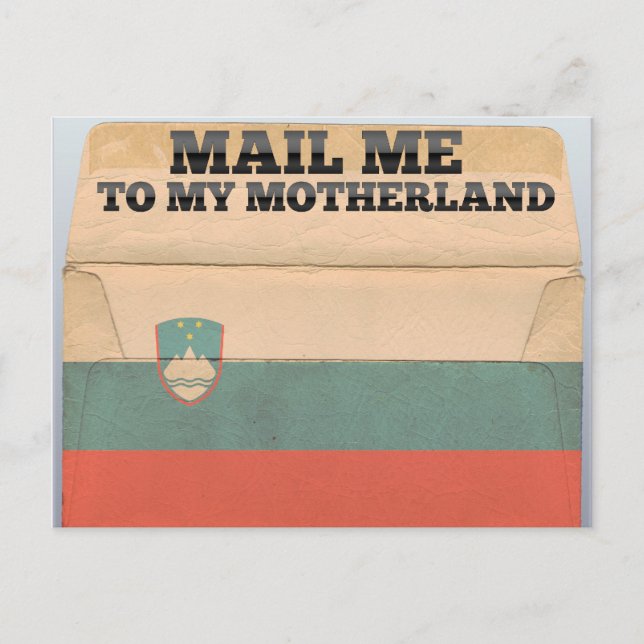 Skicka mig till Slovenien Vykort (Framsida)