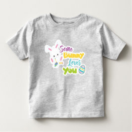SKICKA NÅGON BUNNY KÄRLEK DIG MED PÅSKÄGG T SHIRT