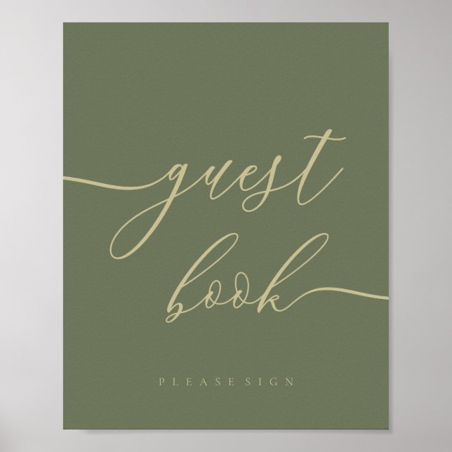 Skicka Namnteckning gäster Poster (Framsidan)