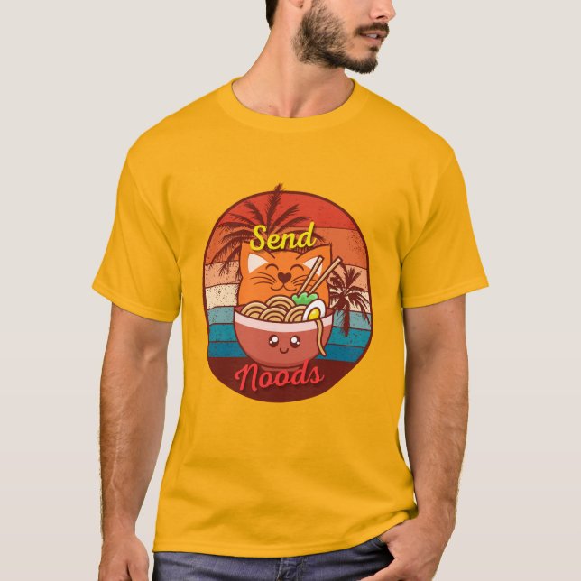 Skicka noder t shirt (Framsida)