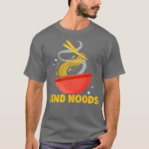 Skicka Noods Funny Ramen Noodle Älskare Food Pun N T Shirt