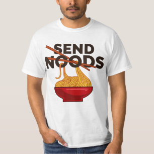 Skicka Noods Funny Ramen Noodle T Shirt