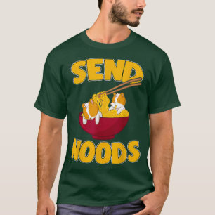 Skicka Noods Kawaii Gerbil Hamster Ramen Noodles T Shirt