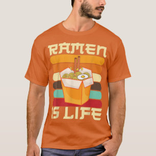 Skicka Noods Ramen-skål Kawaii Japanska Nudlar Ani T Shirt