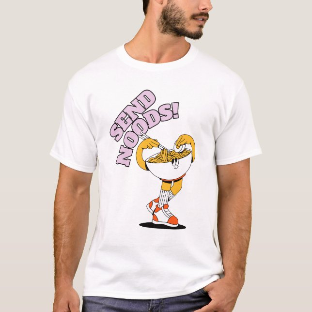 Skicka noods t shirt (Framsida)