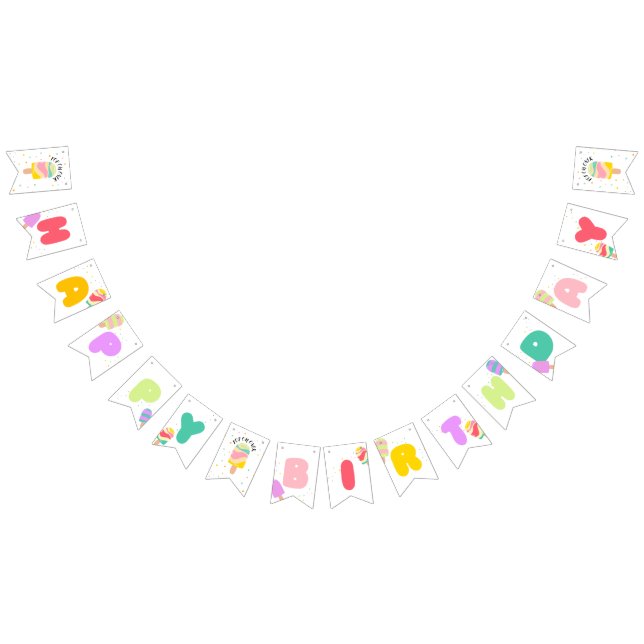 Skicka över Födelsedagsfest tema Vimplar (Alla)