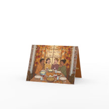 Skicka pajen och skvallret | Rolig Friendsgiving-k