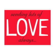 skicka partier av KÄRLEK Cute Red