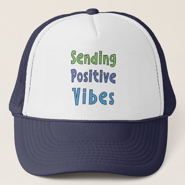 Skicka Positiva Vibrationer        Keps (Framsida)