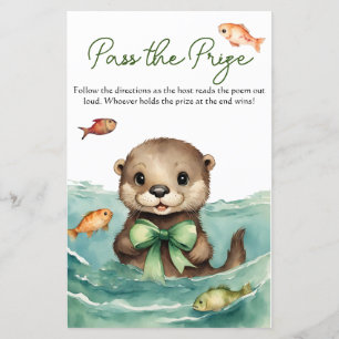 Skicka priset Baby Otter Baby Shower