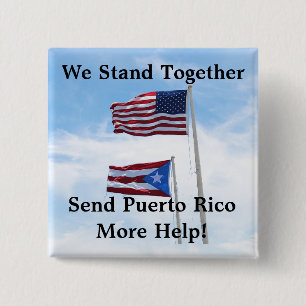 Skicka Puerto Rico mer hjälp med orkankatastrofen Knapp
