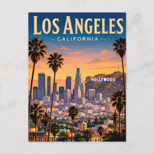 Skicka soliga Los Angeles-minnen vart du vill Vykort