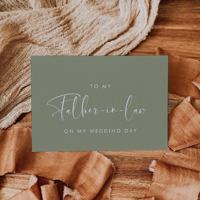 Skicka till mitt far-i-juridik på mitt bröllopsdag inbjudningar (Skapare uppladdad)