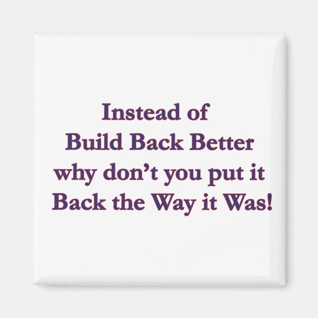 Skicka tillbaka magnet (Framsidan)