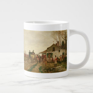 Skicka utposten jumbo mugg