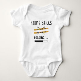 Skickar färdighetsinläsning - Lustigt Skier T Shirt