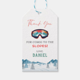 Skickar Födelsedagsfest Snowboard Presentetikett