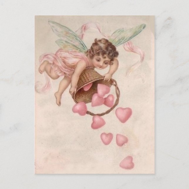 Skickar hjärtan på alla hjärtslag helg vykort (Framsida)