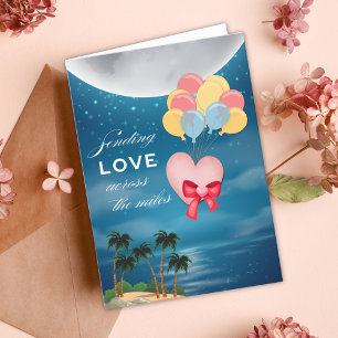 Skickar Kärlek över Miles Greeting Card Helgkort