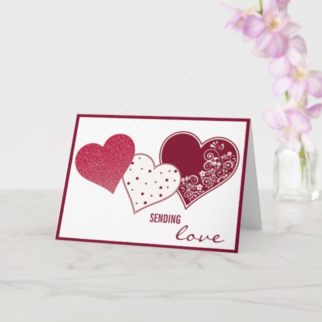 Skickar Kärlek, Valentine Kort (Orkide)