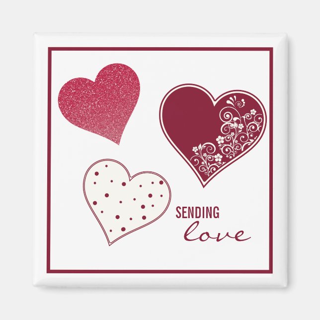 Skickar Kärlek, Valentine Magnet (Framsidan)