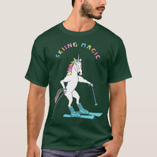 Skickar kontur för Magic Unicorn T Shirt
