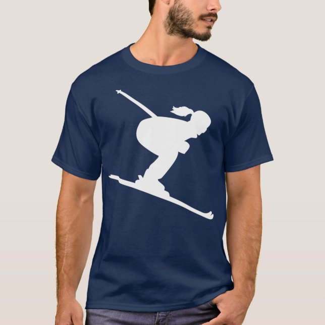Skickar kvinna t shirt (Framsida)