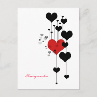 Skickar lite kärlek... vykort