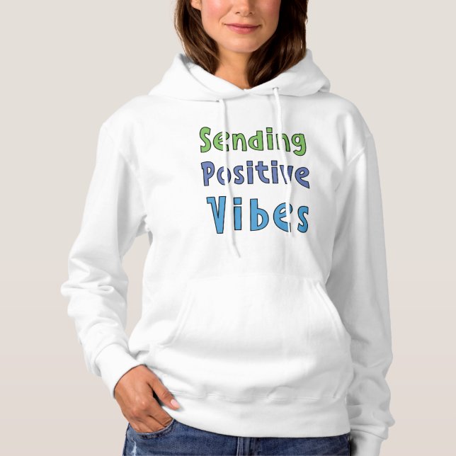 Skickar positiva vibes t shirt (Framsida)