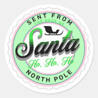 Skickat från Santa Frimärke Desk