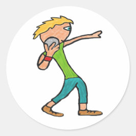 Skickat inlägg runt klistermärke