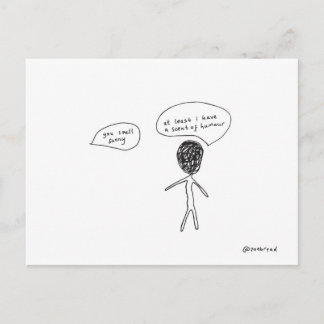 Skickat på humor vykort