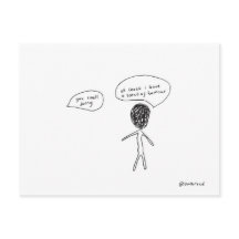 Skickat på humor vykort