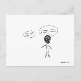 Skickat på humor vykort