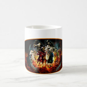 Skicklig ryttaremugg kaffemugg