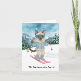 Skickning på Bride på slutpe Bachelorette Party Inbjudan