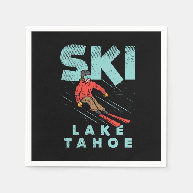 Skid Lake Tahoe  Pappersservett (Framsidan)