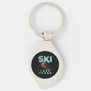 Skid Lake Tahoe Swirl Silverfärgad Nyckelring