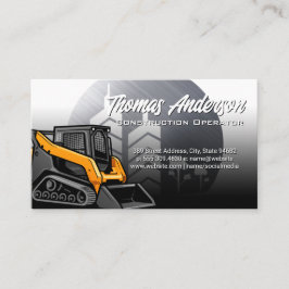 Skid Steer | Byggverksamhet Fordon | EGENDOM Visitkort