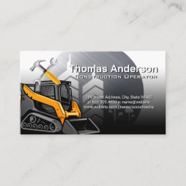 Skid Steer | Byggverksamhet Fordon | Hammer Wrench Visitkort