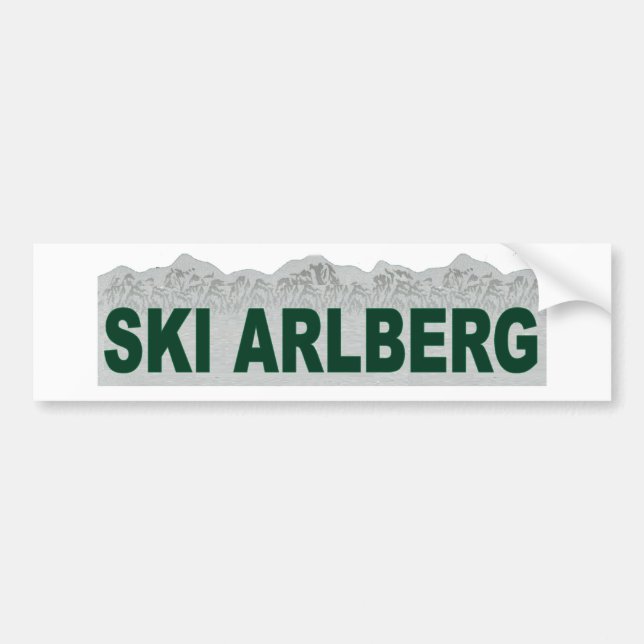 Skida Arlberg Bildekal (Framsidan)