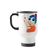 Skida babytecknadtravel mug