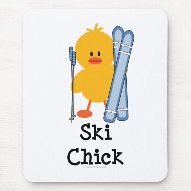 Skida chicken Mousepad Musmatta (Framsidan)