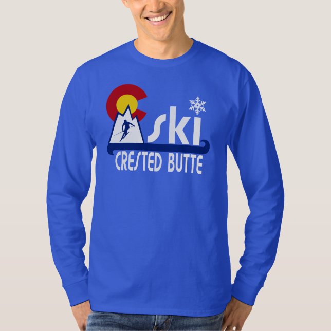 Skida den krönade butten tee (Framsida)