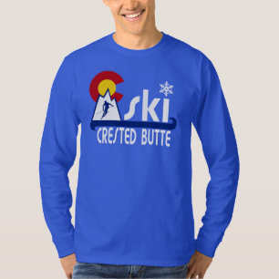 Skida den krönade butten tee shirt