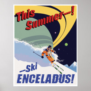 Skida Enceladus! Poster