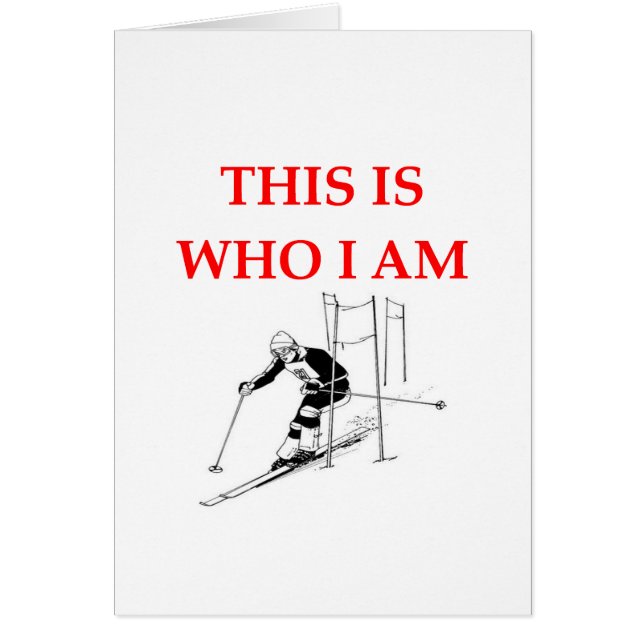 SKIDA HÄLSNINGSKORT (Framsidan)