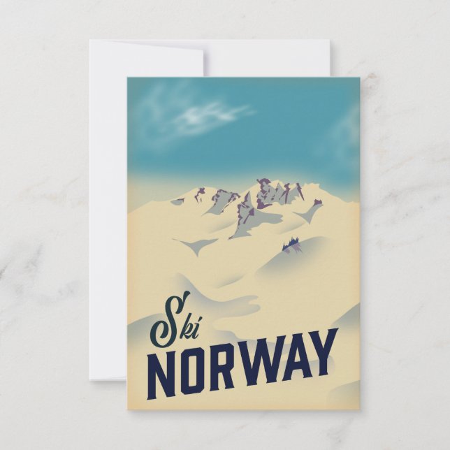 Skida i Norge OSA Kort (Framsida)