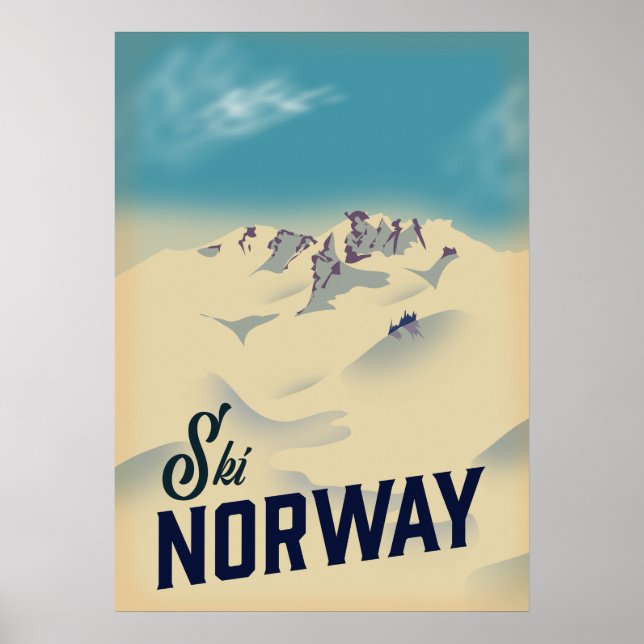 Skida i Norge Poster (Framsidan)